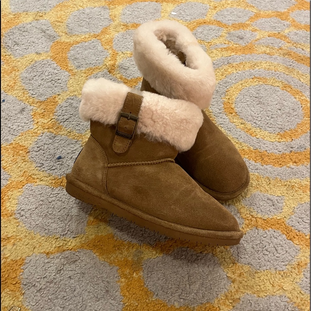 Short Sheepskin Winter Boots